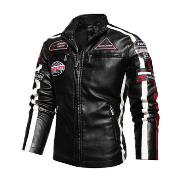 Racing Style Motorcycle Leather Jacket